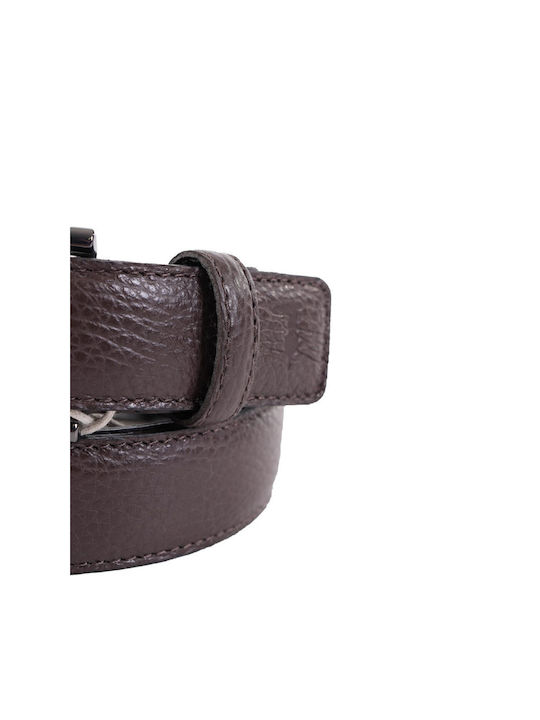 Trussardi Men's Wide Belt Brown