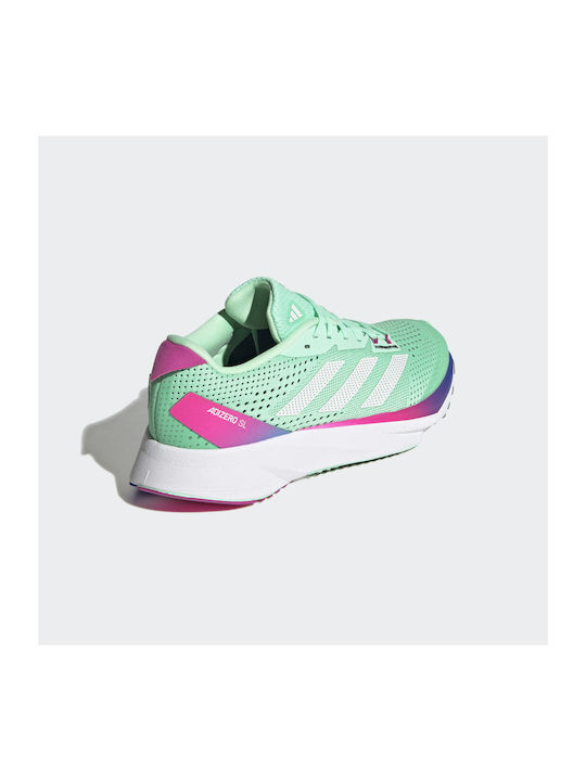 Adizero SL Sport Shoes Running Pulse Mint / Zero Metalic / Lucid Fuchsia