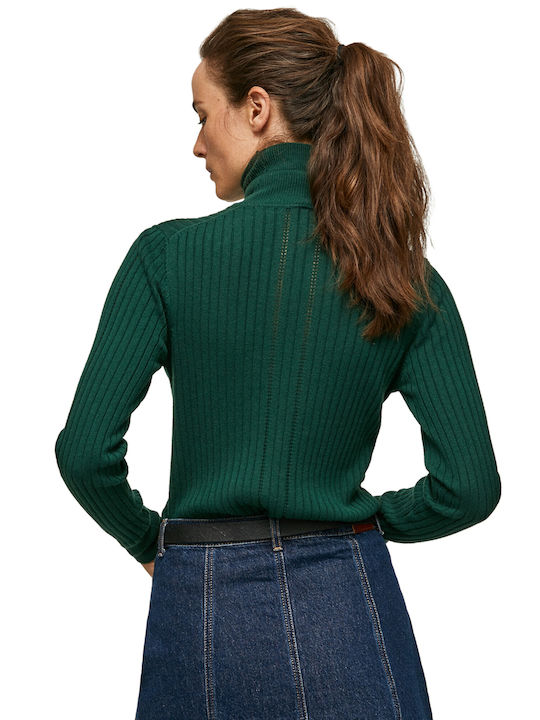Pepe Jeans Women's Long Sleeve Sweater Green