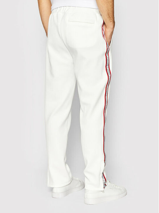 Guess Men's Sweatpants with Rubber White