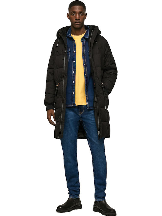 Jaden Зимно Мъжко Яке Puffer Черно