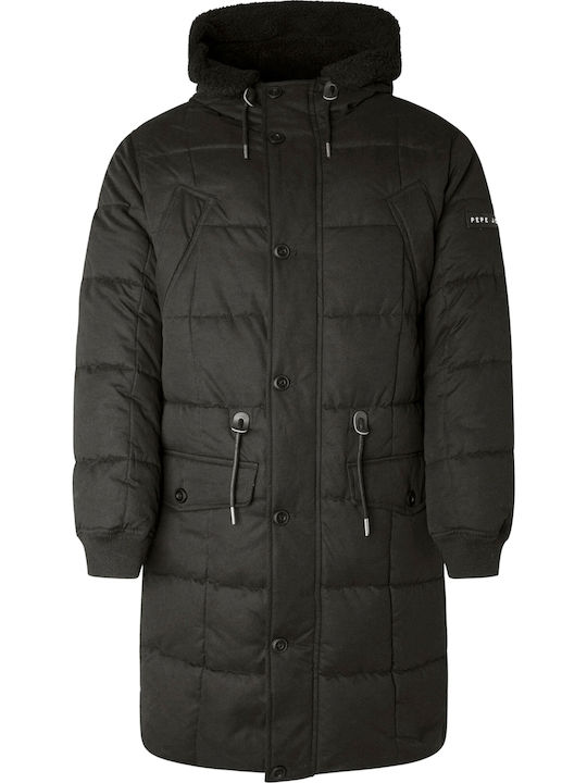 Jaden Зимно Мъжко Яке Puffer Черно