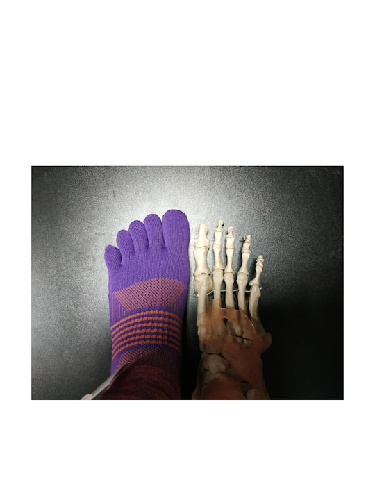 Injinji Trail Midweight Mini-Crew Чорапи за Трекинг Зелен 1 чифт
