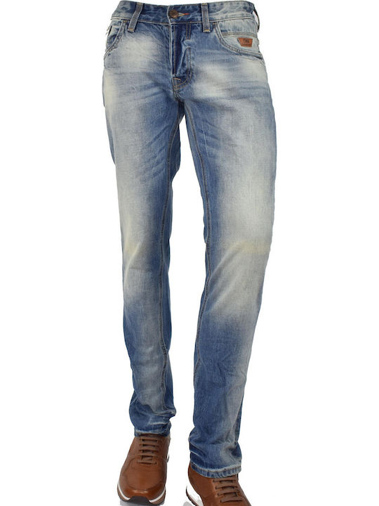16001-302-0132 Herren Jeanshosen Slim Fit Blau