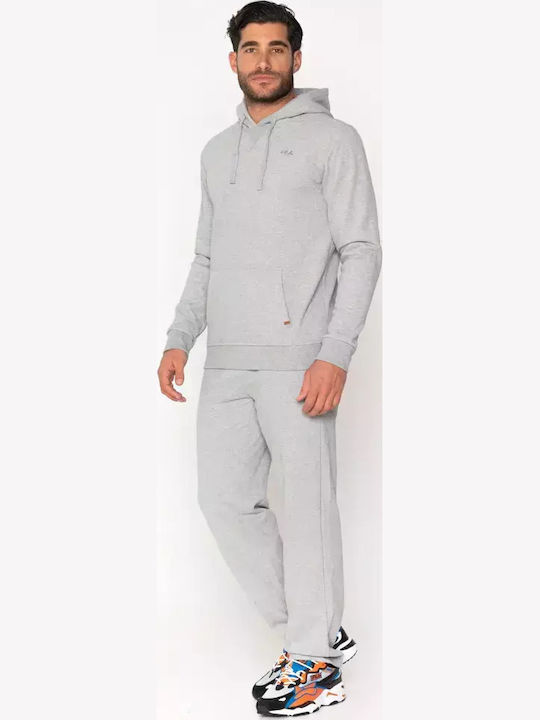 Tom Sweater Φούτερ με Κουκούλα Γκρι