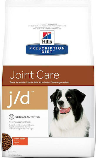 Hill's Prescription Diet J/d Canine Mobility 12kg Ξηρά Τροφή για Ενήλικους Σκύλους με Κοτόπουλο