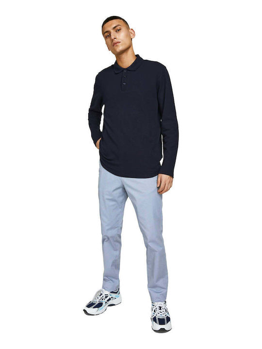 Marco Trousers Chino Elastic in Slim Fit Flint Stone
