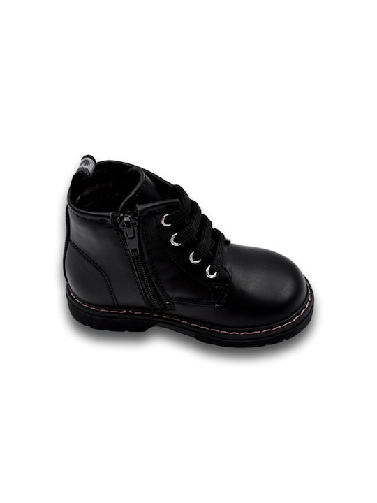 Asso Kids Boots with Zipper Black