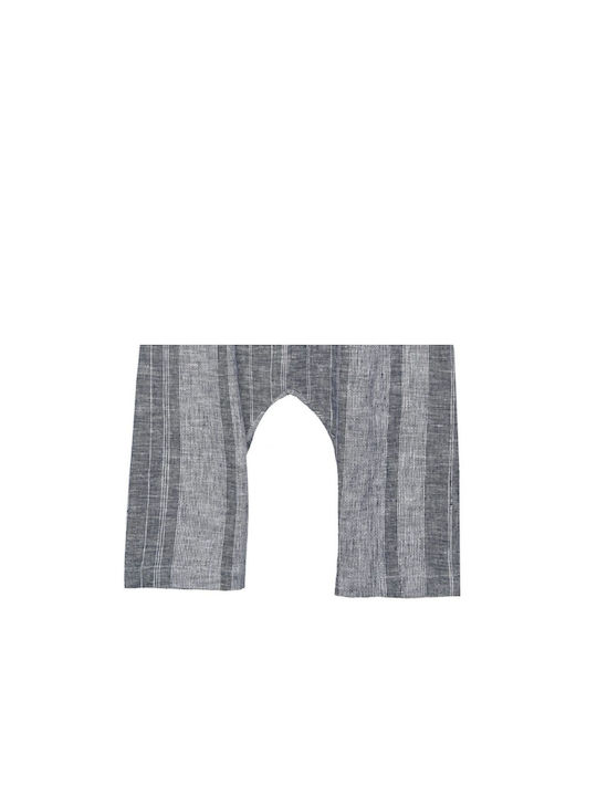 Two In A Castle Boys Linen Trouser Gray