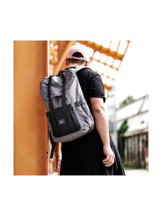 Kaukko Midnight Fabric Backpack Waterproof Gray 20.3lt