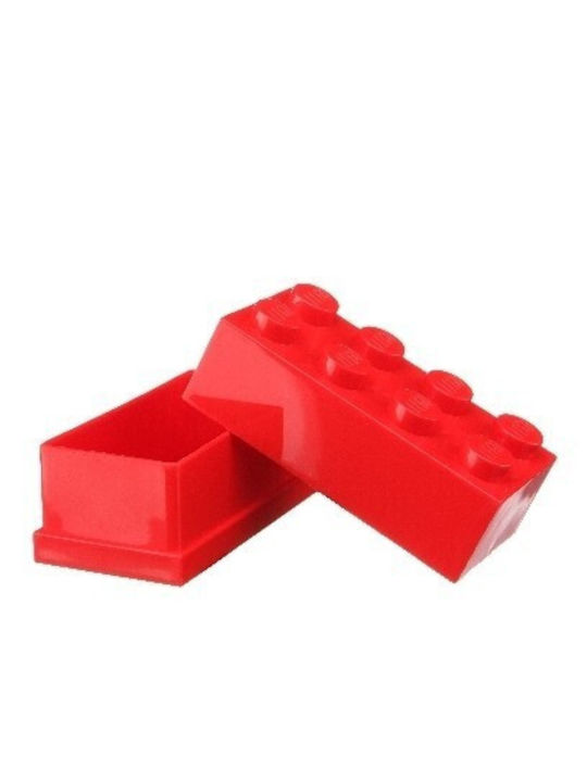 Lego Kids Plastic Toy Storage Box Red