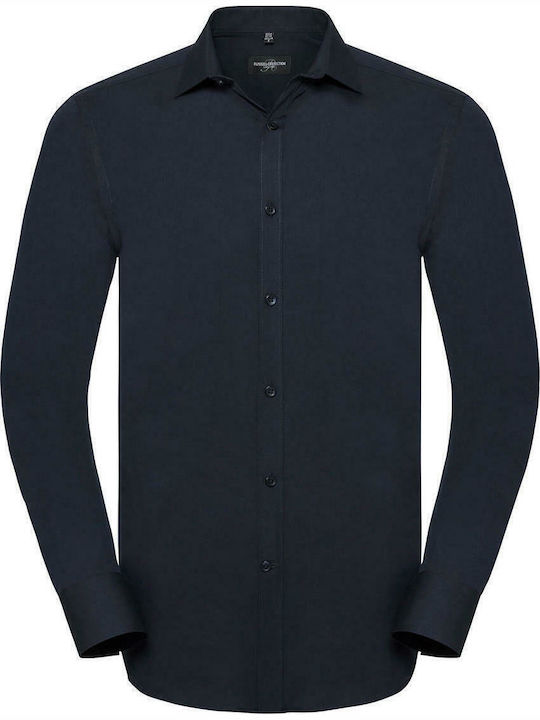 Long Sleeve Shirt Navy Blue