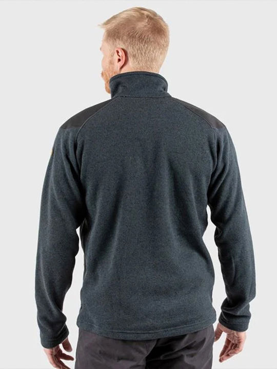 Buck Fleece Men's Fleece Cardigan Navy Blue