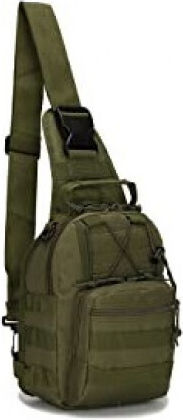 Mijo One Strap Военна Чантичка За рамо Olive 10лт