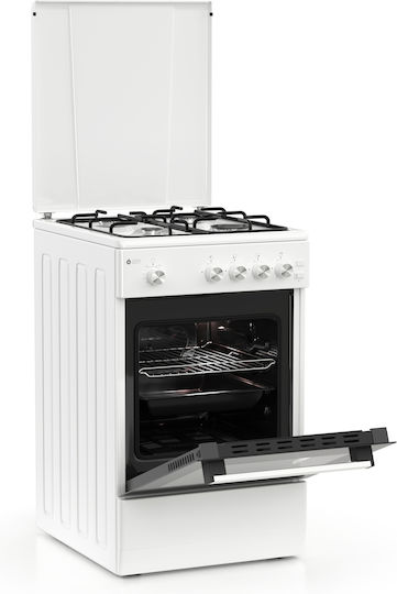 Thermogatz TGS 151 WH Gas & Electric Cooker 43lt W49.8cm. White