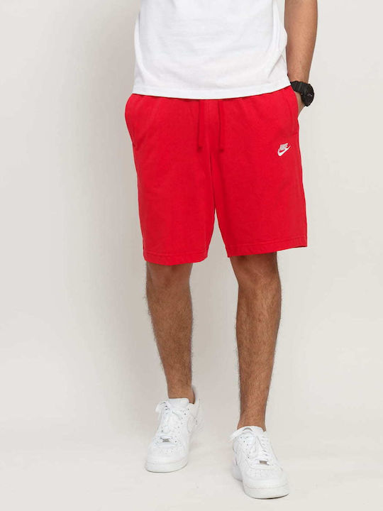 Sportswear Club Αθλητική Ανδρική Βερμούδα Κόκκινη