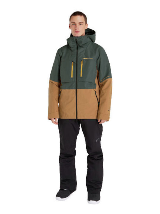 Protest Prtonega Men's Winter Jacket Waterproof Fudgecamel