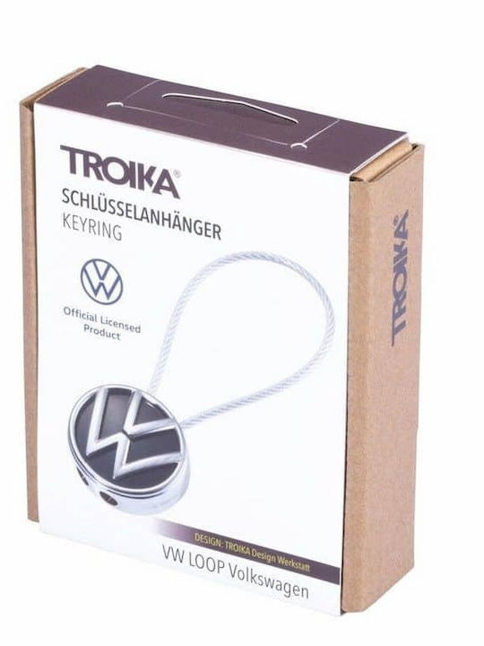 Troika Breloc Volkswagen Metalic Argintiu