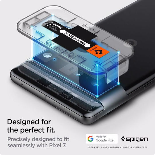 Spigen OPTIK Προστασία Κάμερας Tempered Glass Μαύρο για το Google Pixel 7