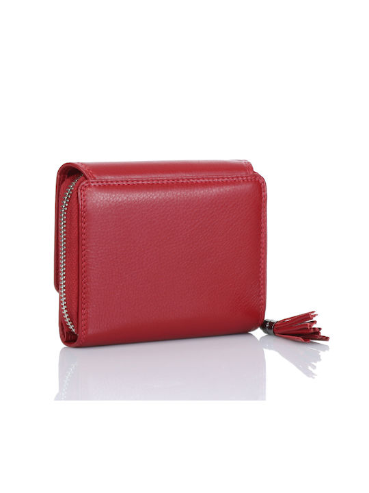 Kion Small Leather Women's Wallet Red