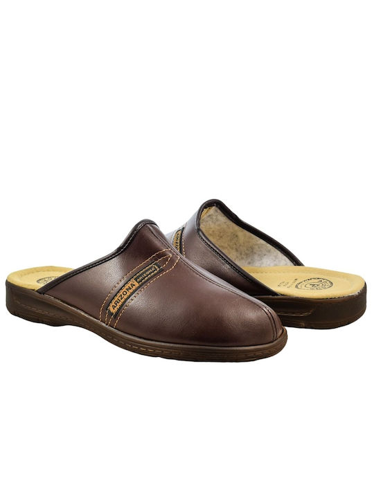 Men's Anatomical Slippers Patrizia 1003805 Brown