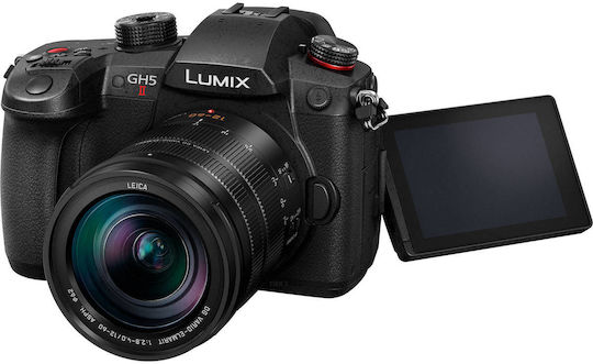 Panasonic Lumix GH5M2 Mirrorless Cameră Kit (Leica DG Vario-Elmarit 12-60mm F/2.8-4 Asph. Power OIS) Neagră