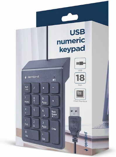 Gembird KPD-U-03 Αριθμητικό Πληκτρολόγιο