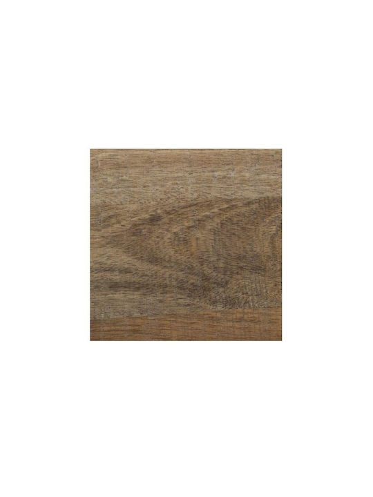 Rechteckiges Zentral Kaffeetisch Holz mit Rädern Beigefarbe M117xL70xH34cm