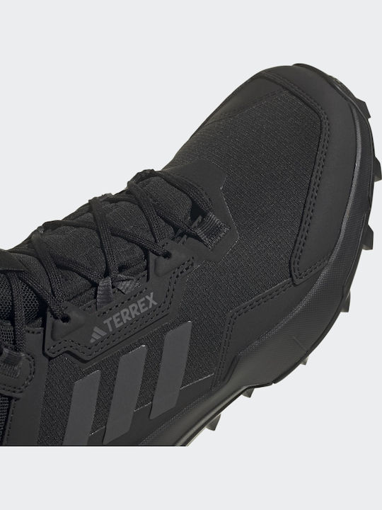 adidas Terrex AX4 Mid GTX Men's Hiking Boots Waterproof With Gore-Tex Membrane Core Black / Carbon / Grey Four
