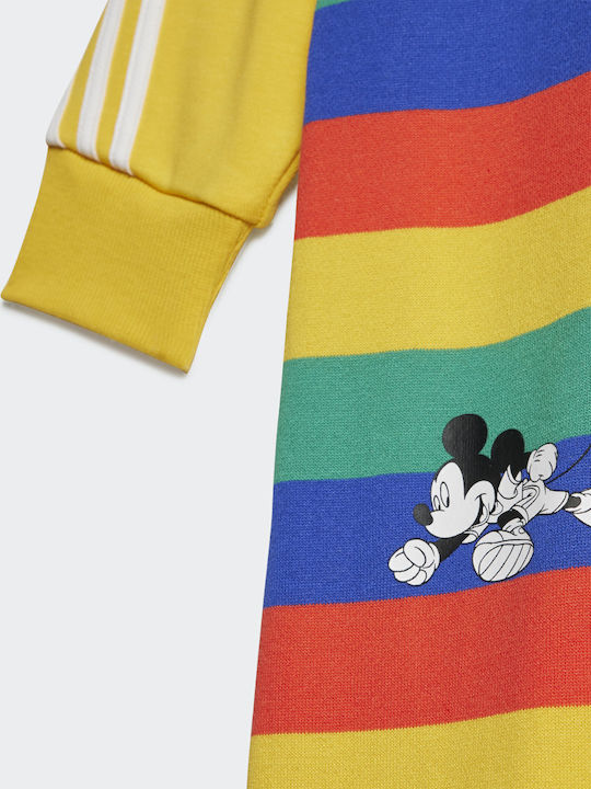 Adidas Φορμάκι Μακρυμάνικο για Αγόρι Κόκκινο Disney Mickey Mouse