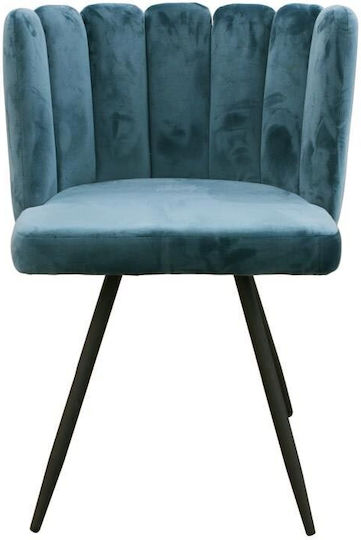 Sessel Samt Petrol 52.5x50.5x80cm