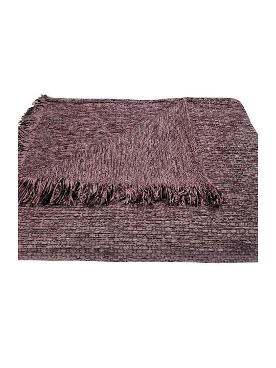 Le Blanc Ριχτάρι Πολυθρόνας Chenille 180x180εκ. Lilac