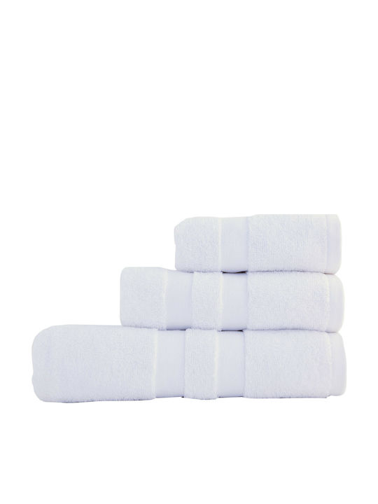 Nef-Nef Homeware Facecloth Status 010678 50x90cm. White Weight 500gr/m²