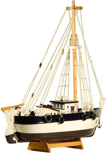 Weihnachtsboot Segelboot 42x40cm