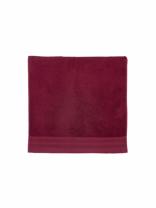 Nef-Nef Homeware Facecloth 50x90cm 1161 Bordo Weight 550gr/m²