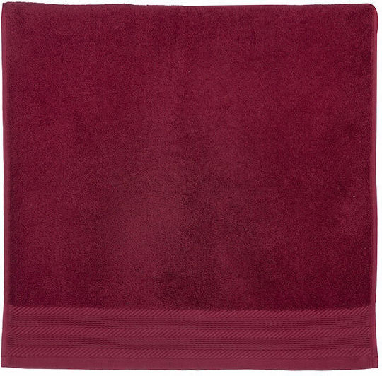 Nef-Nef Homeware Facecloth 50x90cm Bordo Weight 550gr/m²