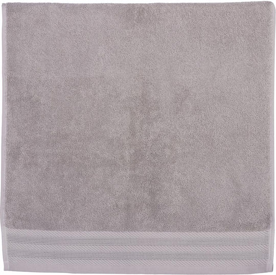 Nef-Nef Homeware Πετσέτα Σώματος Life 80x160εκ. Grey Βάρους 550gr/m²