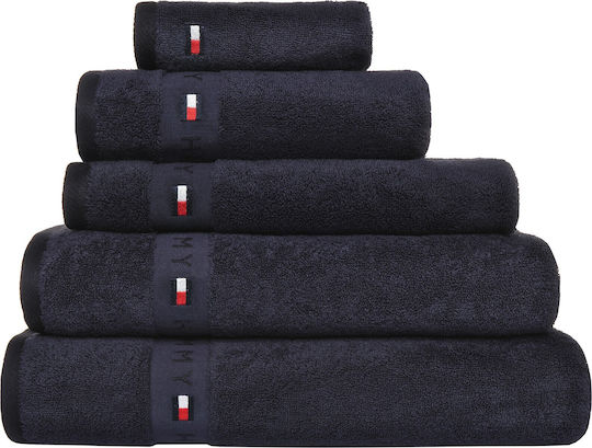 Tommy Hilfiger Πετσέτα Προσώπου Legend 50x100εκ. Navy Βάρους 540gr/m²