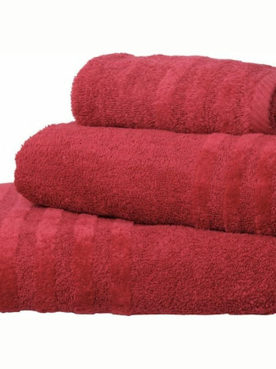 Anna Riska Prosop de mână Spa 30x50cm. 7 Roșu Greutate 550gr/m²