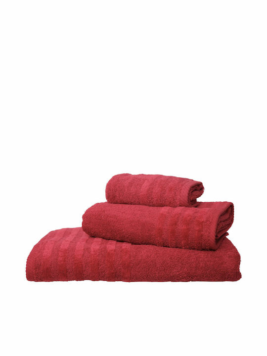 Anna Riska Prosop de mână Spa 30x50cm. 7 Roșu Greutate 550gr/m²