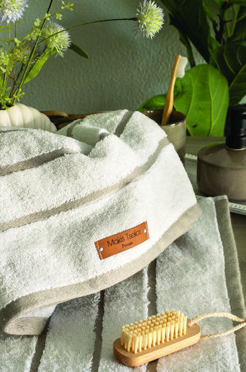 Makis Tselios Home Facecloth Private 50x90cm White Weight 600gr/m²