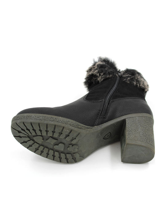 432 Stiefeletten Damen Schwarz