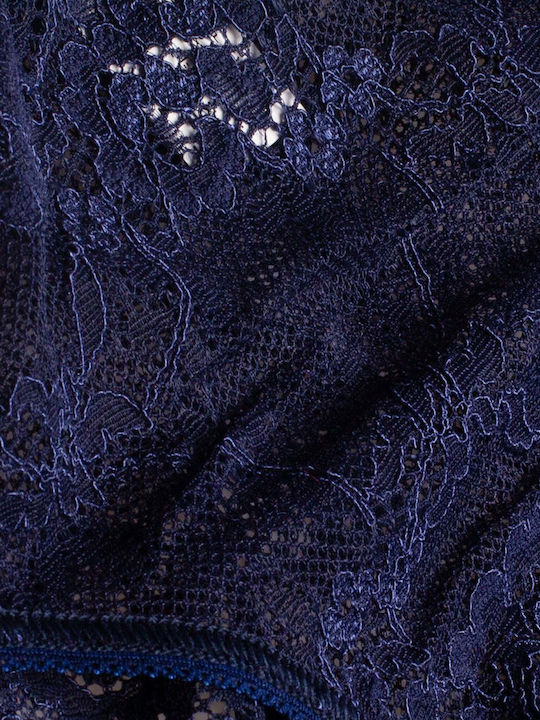 Dreams by Joyce Women's Brazil with Lace Navy Blue