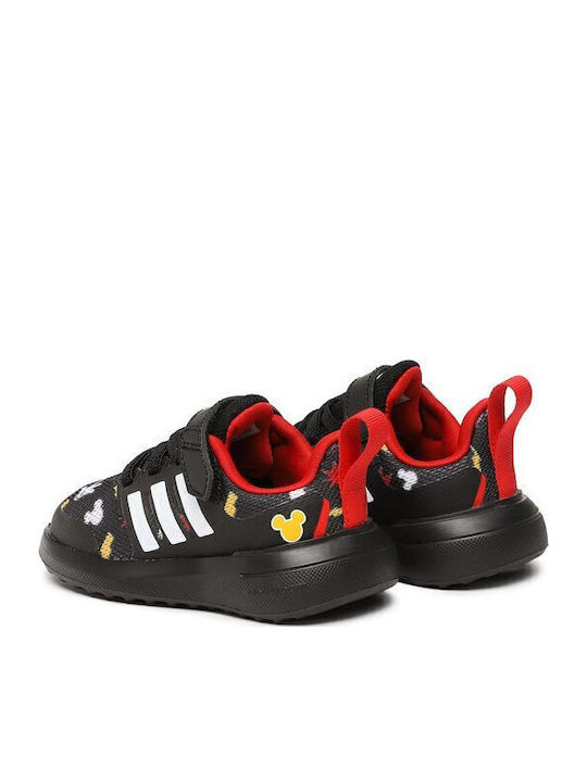 Fortarun FortaRun 2.0 Mickey EL I Kids Sports Shoes Running with Hoop & Loop Closure Black