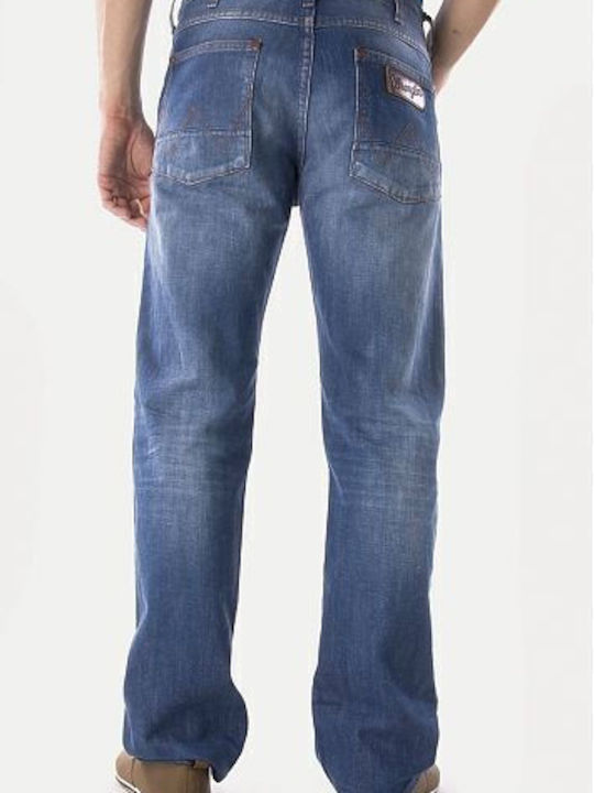 Wrangler Ace Herren Jeanshose in Regular Fit Blau