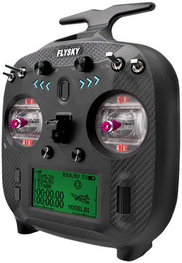 Fly Sky FS-ST8 + SR8 Remote Control for Drones & RC Vehicles Transmitter + Receiver