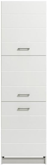 Diva Bodenstehender Schrank Weiß 60x57.5x214.5Stück