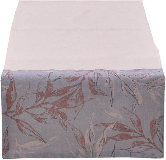 Inart Runner Сиво - розово 40x140бр