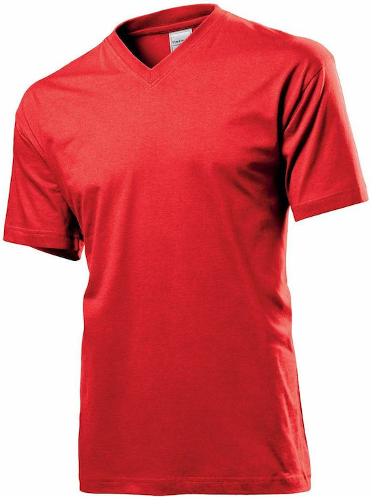 Stedman Classic-T Men's Short Sleeve Promotional T-Shirt Scarlet Red