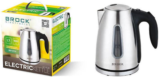 Brock WK 02 SS Kettle 1.7lt 1800W Silver